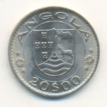 Монета Португальская Ангола 20 эскудо 1972