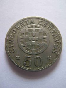 Португальская Ангола 50 сентаво 1928 vf+