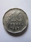 Монета Аргентина 10 песо 1963