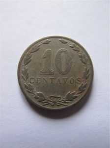 Аргентина 10 сентаво 1920
