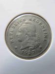 Монета Аргентина 10 сентаво 1937