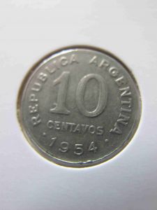 Аргентина 10 сентаво 1954