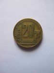 Монета Аргентина 20 сентаво 1943