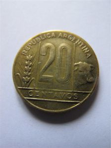 Аргентина 20 сентаво 1947