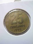 Монета Аргентина 25 сентаво 1992