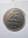 Монета Аргентина 25 сентаво 1996