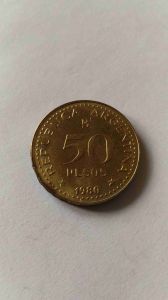 Аргентина 50 песо 1980
