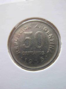 Аргентина 50 сентаво 1955