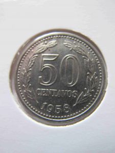 Аргентина 50 сентаво 1958