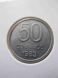 Аргентина 50 сентаво 1983