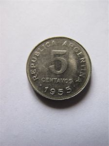 Аргентина 5 сентаво 1955