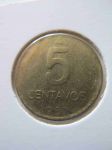 Монета Аргентина 5 сентаво 1987
