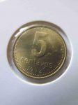 Монета Аргентина 5 сентаво 1992