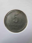 Монета Аргентина 5 сентаво 1993