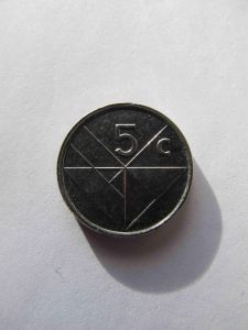 Аруба 5 центов 1999