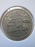Монета Австралия 1 флорин 1958 серебро