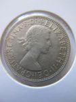 Монета Австралия 1 флорин 1958 серебро