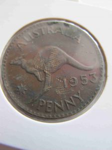 Австралия 1 пенни 1953
