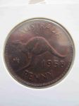 Монета Австралия 1 пенни 1958