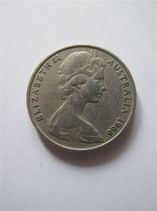 Австралия 20 центов 1966