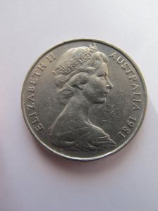 Австралия 20 центов 1981