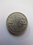 Монета Австралия 3 пенса 1944 серебро