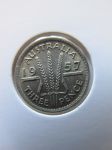Монета Австралия 3 пенса 1957 серебро