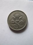 Монета Австралия 5 центов 1966