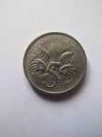 Монета Австралия 5 центов 1974