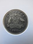 Монета Австралия 6 пенсов 1912 серебро