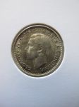 Монета Австралия 6 пенсов 1944 серебро