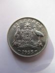 Монета Австралия 6 пенсов 1955 серебро