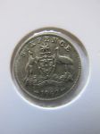 Монета Австралия 6 пенсов 1962 серебро