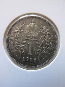 Австро-Венгрия 1 корона 19515 серебро