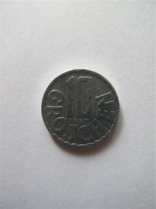 Австрия 10 грошей 1987