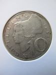 Монета Австрия 10 шиллингов 1958 серебро