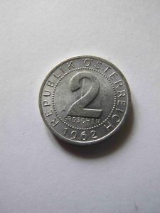 Австрия 2 гроша 1962