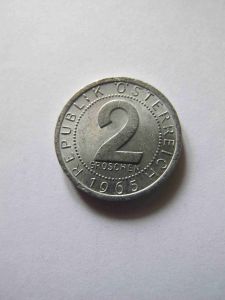 Австрия 2 гроша 1965