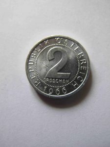 Австрия 2 гроша 1966