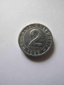 Австрия 2 гроша 1983