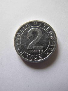Австрия 2 гроша 1985