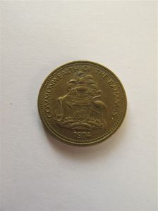 Багамские острова 1 цент 1974