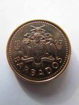 Монета Барбадос 1 цент 1997