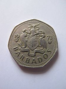 Барбадос 1 доллар 1973