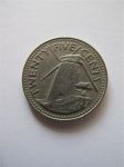 Монета Барбадос 25 центов 1980