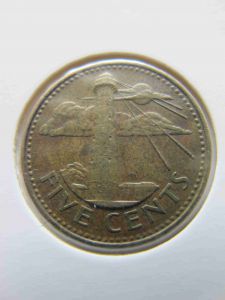 Барбадос 5 центов 2001