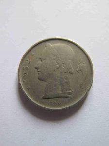 Бельгия 1 франк 1952 BELGIE