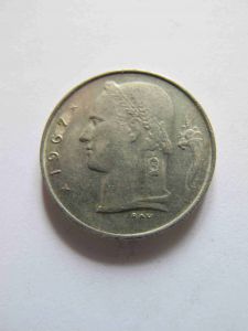 Бельгия 1 франк 1967 BELGIE