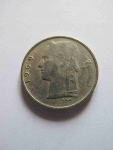 Бельгия 1 франк 1969 BELGIE