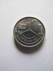 Бельгия 1 франк 1989 BELGIE